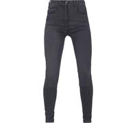 Richa Nora 2 Skinny Vaqueros de moto para mujer, negro, tamaño 34
