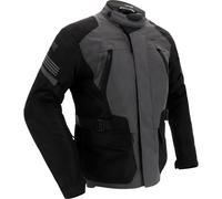 Richa Phantom 3 chaqueta textil impermeable para motocicleta, negro-gris, tamaño 4XL para Hombres