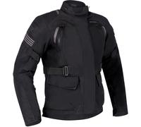 Richa Phantom 3 impermeable Chaqueta textil de motocicleta para mujer, negro, Talla 5XL