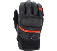 Richa Protect Summer 2 Guantes de moto perforados, negro-rojo, tamaño M para Hombres