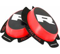 Richa R Deslizador de rodilla, rojo/negro, Talla única