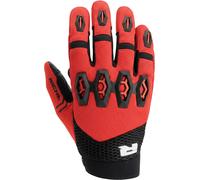 Richa R-MX Guantes de motocross, negro-rojo, tamaño S para Hombres