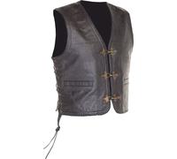 Richa Sadic Gilet Chaleco de moto con cordones, negro, Talla 4XL