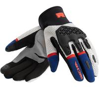 Richa Sandblast Guantes de moto, rojo-azul, tamaño L para Hombres