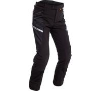 Richa Softshell Mesh Pantalones textiles impermeables para motocicletas, negro, Talla L corta