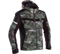 Richa Stealth chaqueta textil impermeable para motocicleta, verde, tamaño L para Hombres