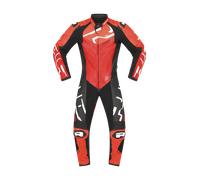 Richa Stradale GP - Traje de Moto de Piel 1 Pieza Rojo Neón/Blanco56 Rojo Neón,Blanco