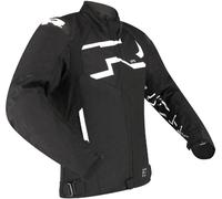 Richa Stradale Tex Chaqueta impermeable para motocicletas, negro, tamaño L para Mujer