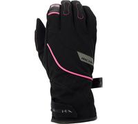 Richa Tina 2 Guantes de moto impermeables para mujer, negro-rosa, tamaño L