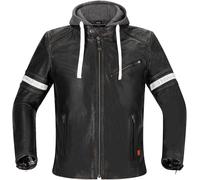 Richa Toulon 2 Chaqueta de cuero para moto, negro-marrón, tamaño 64 para Hombres