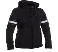Richa Toulon 2 Softshell impermeable Chaqueta textil de motocicleta para mujer, negro, tamaño XL
