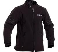 Richa Toulon 2 Softshell Chaqueta textil de moto para niños, negro, Talla 164