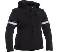 Richa Toulon 2 Softshell impermeable Chaqueta textil de motocicleta para mujer, negro, Talla 5XL