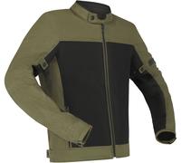 Richa Toulon Mesh Chaqueta Textil Moto, negro-verde, tamaño S para Hombres
