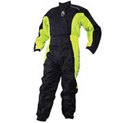 Richa Traje Impermeable Moto Typhoon Overall Negro-Fluorescent (M, Negro)