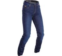 Richa Trojan Vaqueros de moto para mujer, Azul, Talla 42
