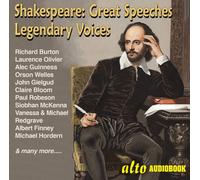 Richard Burton Laaurence Olivier O Great Shakespeare Spee (CD) (Importación USA)