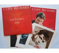 Richard, Cliff Saviour's Day 7" EMI XMASP90 EX/VG 1990 picture sleeve in envelope sleeve with five photos, picture sleeve is mint, envelope sleeve is VG