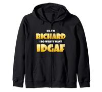 Richard Costume Idgaf Funny Meme Halloween Costume For Rich Sudadera con Capucha