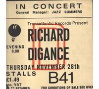 RICHARD DIGANCE - IN CONCERT LP UK TRANSATLANTIC 1976 6 TRACK (TRASAM35)