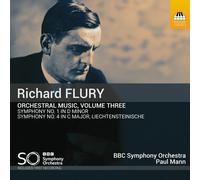 Richard Flury Richard Flury: Orchestral Music - Volume 3 (CD) (Importación USA)