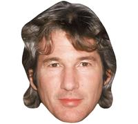 Richard Gere (Long Hair) Mascaras de personajes famosos, caras de carton