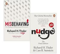Richard H Thaler Collection 2 Books Set (Misbehaving The Making of Behavioural Economics, Nudge Improving Decisions About Health Wealth and Happiness)