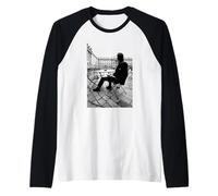 Richard Hawley de pie en el Borde del Cielo por Andy Willsher Camiseta Manga Raglan