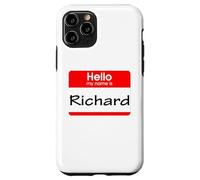 Richard, Hola, me llamo Etiqueta, Insignia Carcasa para iPhone 11 Pro