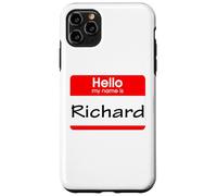 Richard, Hola, me llamo Etiqueta, Insignia Carcasa para iPhone 11 Pro MAX