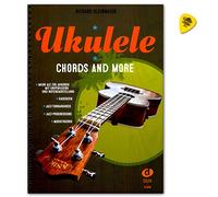 Richard Kleinmaier - Libro de partituras para ukelele (más de 700 acordes con dibujo y púa de Dunlop)