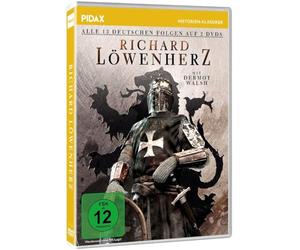 Richard Löwenherz - Historisches und episches Mittelalter - Abenteuer mit Dermot Walsh als legendärer König - Alle deutschen Folgen der Serie auf 2 Disks [2 DVDs]