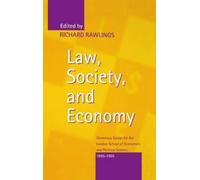 Richard Rawlings Law, Society, and Economy (Tapa dura)