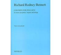 Richard rodney bennett: concerto for stan getz (saxophone/piano): Tenor Sax & Piano Accompaniment