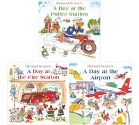 Richard Scarry's Busy Adventures: A Day at the Police Station, Fire Station, and Airport - Exploring Community Heroes and Places