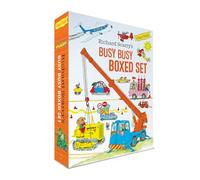 Richard Scarry's Busy Busy Boxed Set: Busy Busy Airport; Busy Busy Cars and Trucks; Busy Busy Construction Site; Busy Busy Farm (Richard Scarry's BUSY BUSY Board Books)