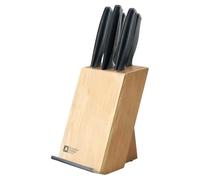 Richardson Sheffield Advantage Bloque de madera natural de 5 piezas con soporte para estante