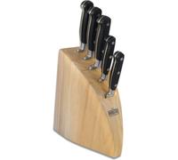 Richardson Sheffield Bloque de 5 piezas con afilador acero inoxidable negro