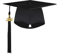 RichDeer Birrete Graduacion Adulto Niños, Birretes Graduacion Infantil Primaria, Sombrero de Estudiante Bachelor Ajustable, Gorra Graduación para la Universidad, Profesor y Doctor, Unisex