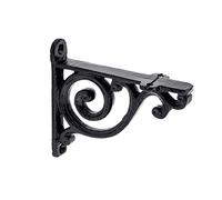 Richelieu Hardware BP9441100900 - Soporte decorativo para estantes, 3.94 pulgadas, color negro rústico/mate