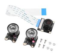 Richer-R Módulo de Cámara Profesional para Raspberry Pi con Clip OV5647,500 Millones de Píxeles,Focal Ajustable,Apoyo Video 1080p30,720p60 y VGA90,Ángulo Diagonal 160 Drados para Tomar Video y Foto