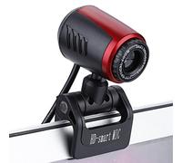Richer-R Webcam HD,USB2.0 Cámara Web para Ordenadores Portátiles y de Escritorio,Cámara Web con Micrófono(Rotación de 360 ° Horizontal y 60 ° Vertical)