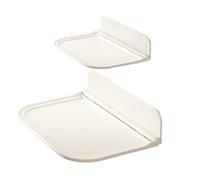 Richeyty 2 Piezas Estante de Almacenamiento PortáTil Junto A la Cama Estante para Cabecera de Cama Montado en Pared Estante Colgante Plegable Soporte de Almacenamiento para Cocina y BañO,C