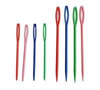 Richeyty 20pcs 2 Tamano Pequeno Grandes para ninos de plastico Agujas de Coser