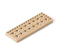 Richeyty Caja de almacenamiento de cobre para accesorios de reloj, placa de almacenamiento multifuncional para clasificación de pequeños para herramienta de reparación de relojes, Como en la imagen