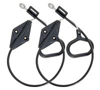 Richeyty Manija de Repuesto para Sillón Reclinable con Anillo en D, para Cable de Manija Lazyboy, Piezas de Repuesto para Sillón Reclinable con Cable de Liberación, Paquete de 2