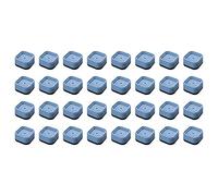 Richeyty Paquete de 32 elevadores para muebles, elevadores para patas de escritorio, 1,38 pulgadas, apilables, ajustables para cargas pesadas