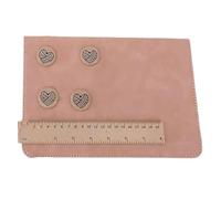 Richeyty Porta gráficos para herramientas de punto, accesorios para herramientas para tejer porta gráficos, porta modelos para tejer, porta modelos para ganchillo rosa
