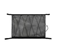 Richeyty Portaobjetos para techo de coche Bolsillo para techo interior Bolsa de red de carga Bolsa para maletero de coche para objetos diversos Organizador de almacenamiento negro