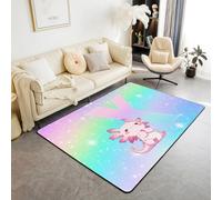 richhome Bonita alfombra de área con diseño de ajolote, 150 x 200 cm, con inicial X personalizada, para sala de estar, dormitorio, letras del alfabeto, decoración para interiores